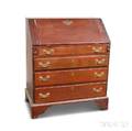 Queen Anne Mahogany Slantlid Desk