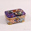 Japanese Cloisonne Covered Box