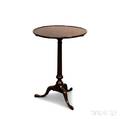 Chippendalestyle Inlaid Mahogany Tilttop Candlestand