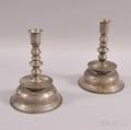 Pair of Pewter Candlesticks