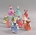 Ten Royal Doulton Ceramic Figures