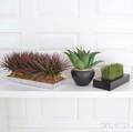 Three Faux Potted Plants