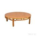 Asianstyle Oak Round Coffee Table
