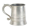 Philadelphia Love pewter mug late 18th c