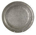 Providence Rhode Island pewter plate ca 1780