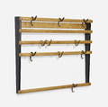 Carl Aubck II   wallmounted coatrack model 4547