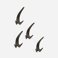 Carl Aubck II   wall hooks set of four