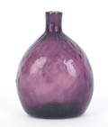 Blown Steigel type amethyst bottle late 18th c