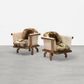 Joel Otterson b1959  Endangered Species Chairs pair