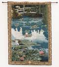 Machine Woven Water Lilies Tapestry