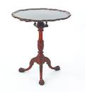 Chippendale style pie crust tea table