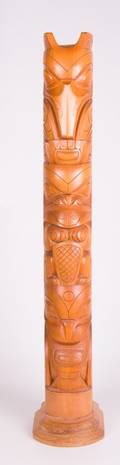 B Jackson Canadian Indian Totem Pole Carving