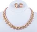 Vendome For Coro Vintage Choker  Earrings Set