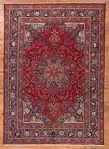 Antique Iranian Mashad 8 x 11 Rug