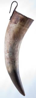 Scrimshaw Grease Horn Circa 1777 New Jersey