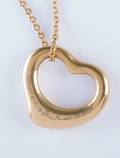 Elsa Peretti Tiffany  Co 18K Yellow Gold Necklace