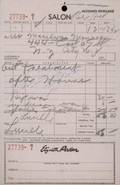 MARILYN MONROE SIGNED RECEIPT