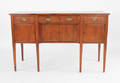 Mid Atlantic Hepplewhite mahogany sideboard ca 1800