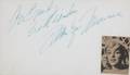 MARILYN MONROE SIGNED INDEX CARD