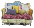 ZAPPA LOVE SEAT SOFA WITH MULTICOLORED UPHOLSTERY
