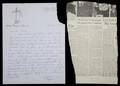 MARILYN MONROE FERRAGAMO CLIPPING AND LETTER