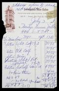 MARILYN MONROE FERRAGAMO RECEIPT