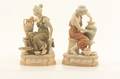 Pair of Royal Dux Figurines Classical Potters