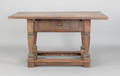 Walnut Moravian tavern table ca 1745