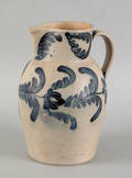 Pennsylvania stoneware pitcher 19th c