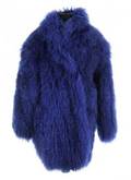 ZAPPA BLUE SHEARLING COAT