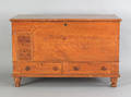 Pennsylvania painted pine blanket chest ca 1840