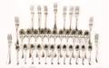 Ercuis French Silver Plate Flatware 34 Pieces