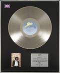 MICHAEL JACKSON BPI RECORD AWARD