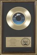 MICHAEL JACKSON GOLD RECORD AWARD