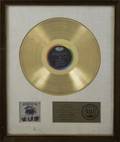 THE BEATLES WHITE MATTE RECORD AWARD