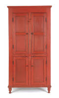 Pennsylvania painted pine cupboard ca 1820