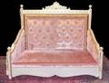 CASPANI TINO PAINTED  GILT WOOD BEDSTEAD