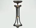 FRENCH BRONZE MOUNTED EBONIZED TRIPOD TORCHIERE