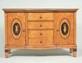 ART DECO INLAID BIRCH SIDEBOARD
