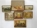 GROUP OF SEVEN PAINTINGS BY SUSAN J WALP American