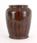 Pennsylvania redware jar 19th c