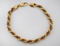 GOLD ROPE CHAIN BRACELET