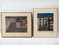 TWO 20th CENTURY NAIVE PAINTINGS