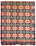 Pennsylvania fourcolor jacquard woven coverlet