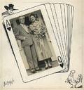 Gibson Walter and Litzka Raymond Wedding Playing Card