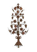 Large brass candelabra