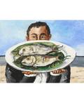 NATALIA NESTEROVA RUSSIAN B1944 Fish Plate
