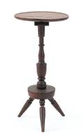 Pennsylvania walnut candlestand ca 1800