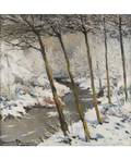 ALEXANDRE ALTMANN RUSSIAN 18851950 Riverside in the Winter