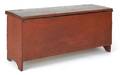 New England pine blanket chest 19th c